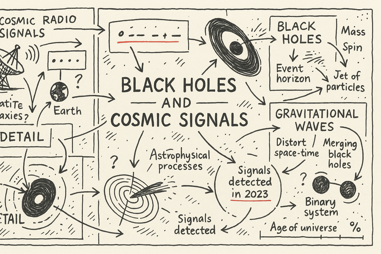 Black Holes and Cosmic Signals