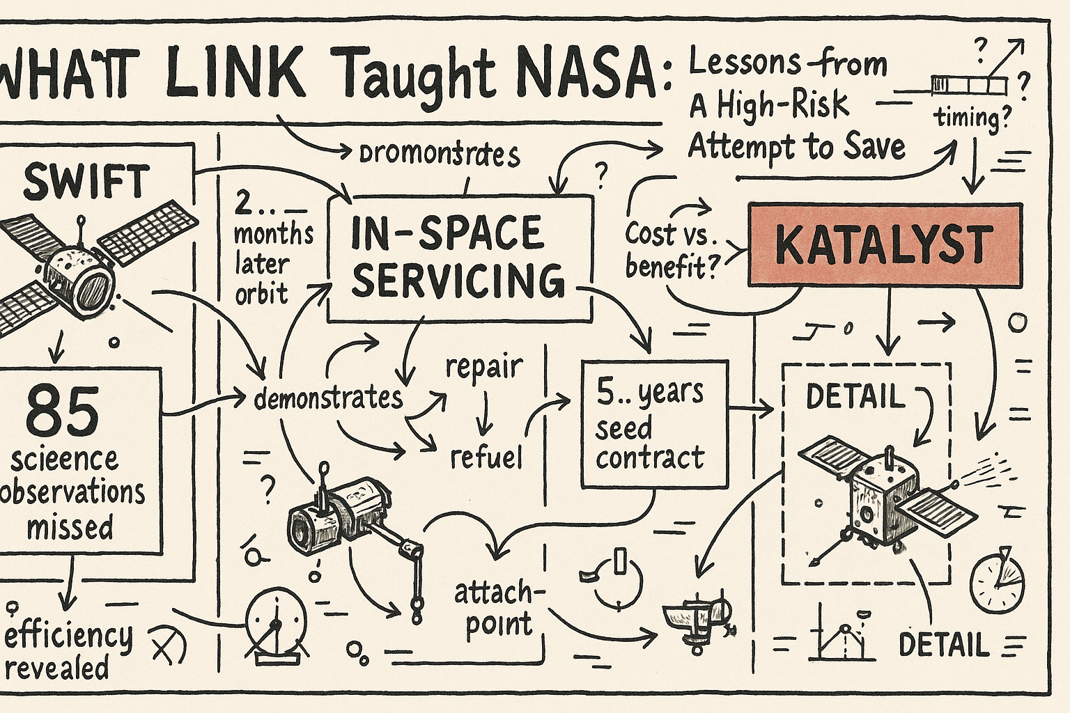 What LINK Taught NASA: Lessons from a High‑Risk Attempt to Save Swift