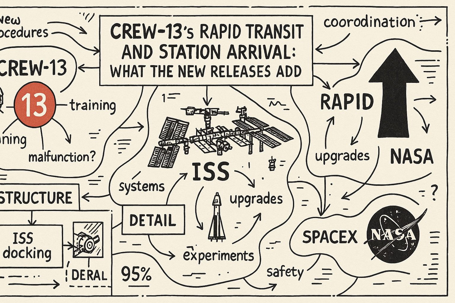 Crew-13’s Rapid Transit and Station Arrival: What the New Releases Add