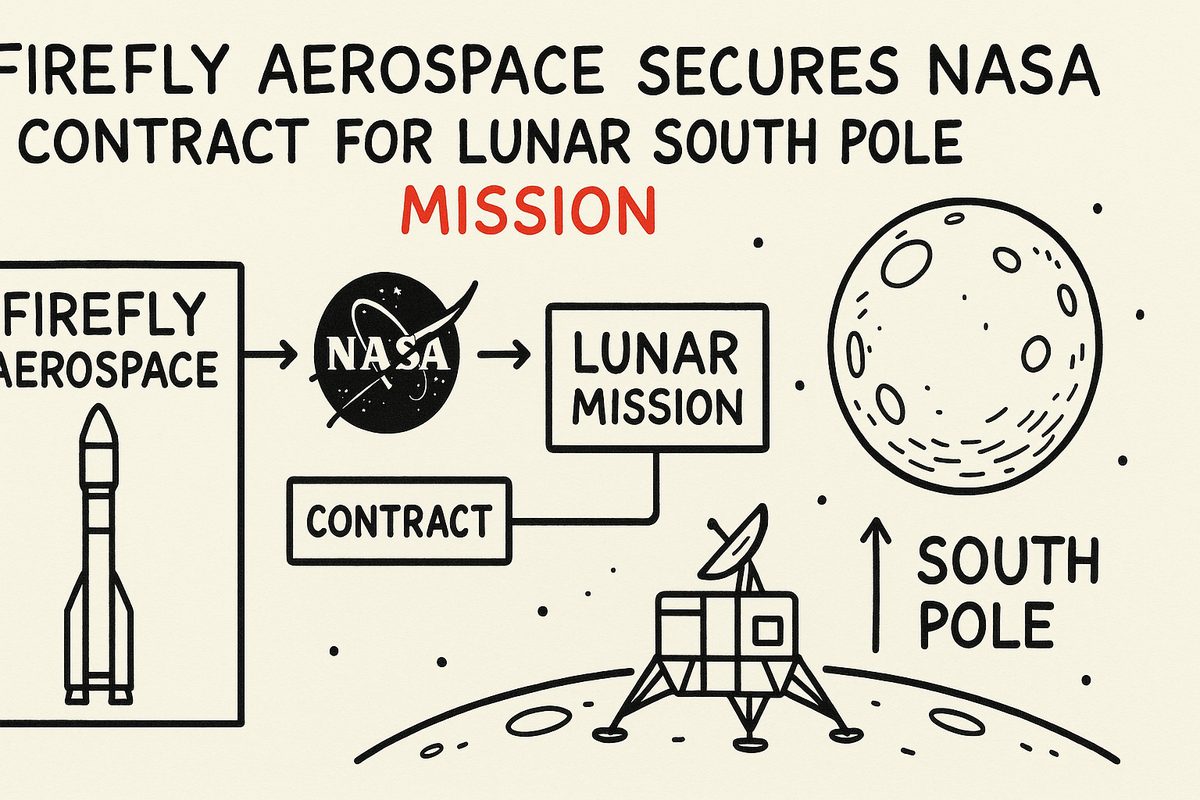 Firefly Aerospace Secures NASA Contract for Lunar South Pole Mission