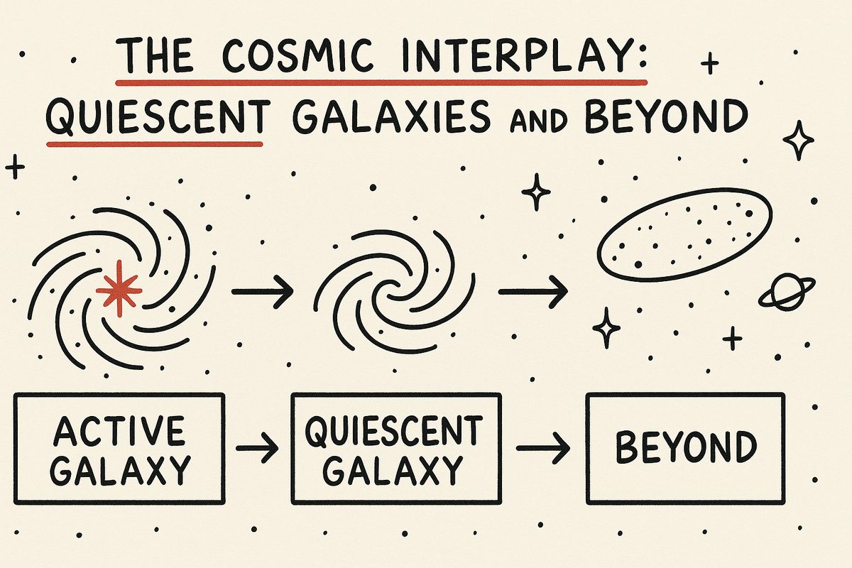 The Cosmic Interplay: Quiescent Galaxies and Beyond