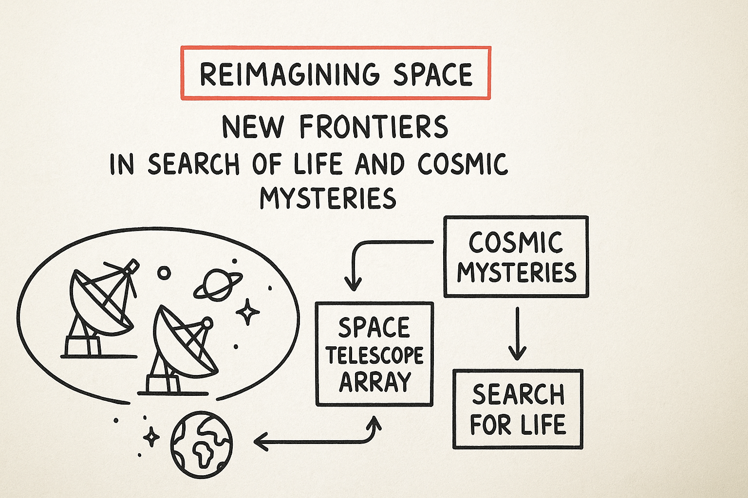 Reimagining Space: New Frontiers in Search of Life and Cosmic Mysteries