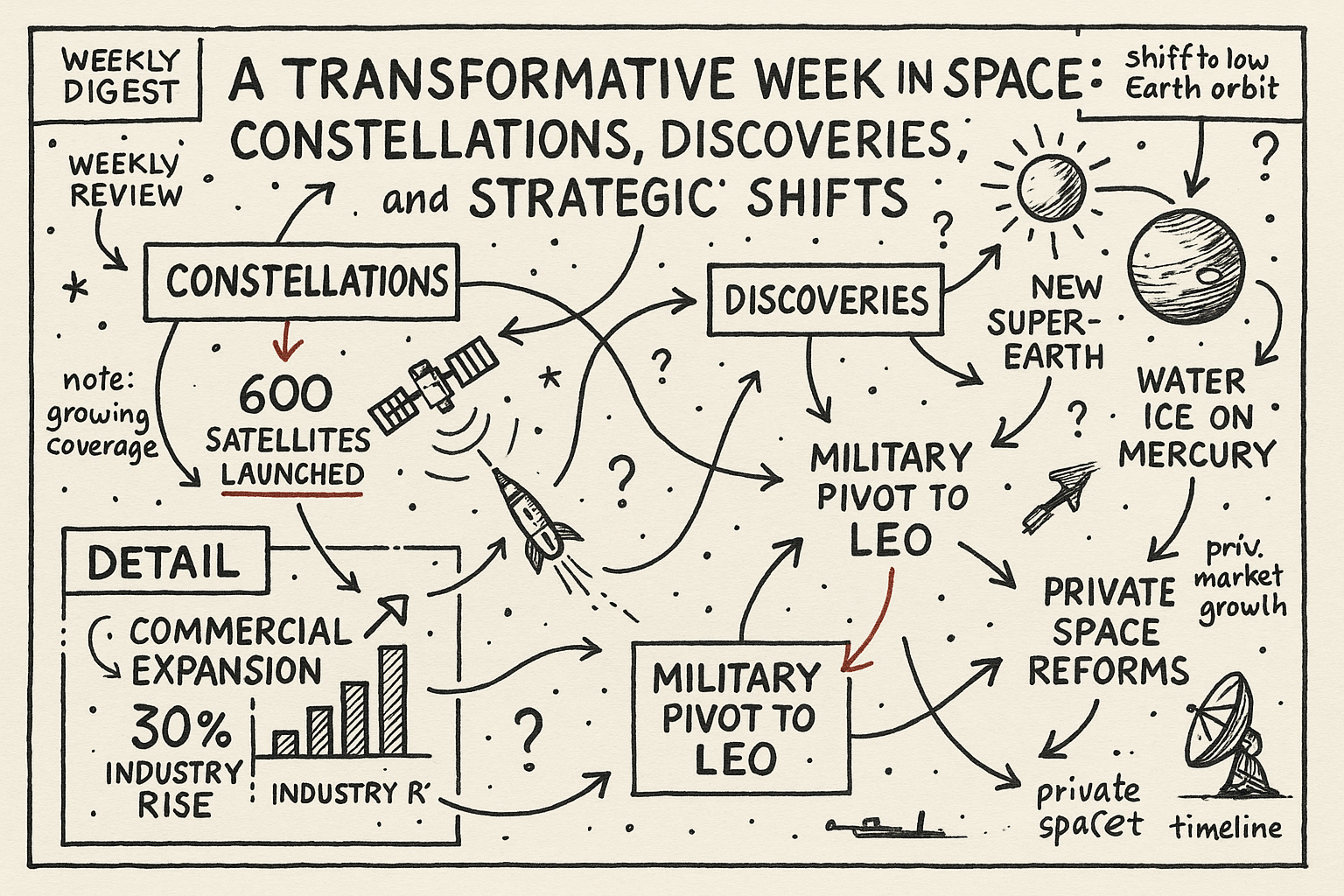 A Transformative Week in Space: Constellations, Discoveries, and Strategic Shifts