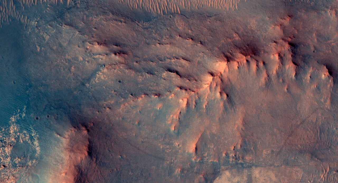 HiRISE Captures Perseverance's Latest Milestone on Mars