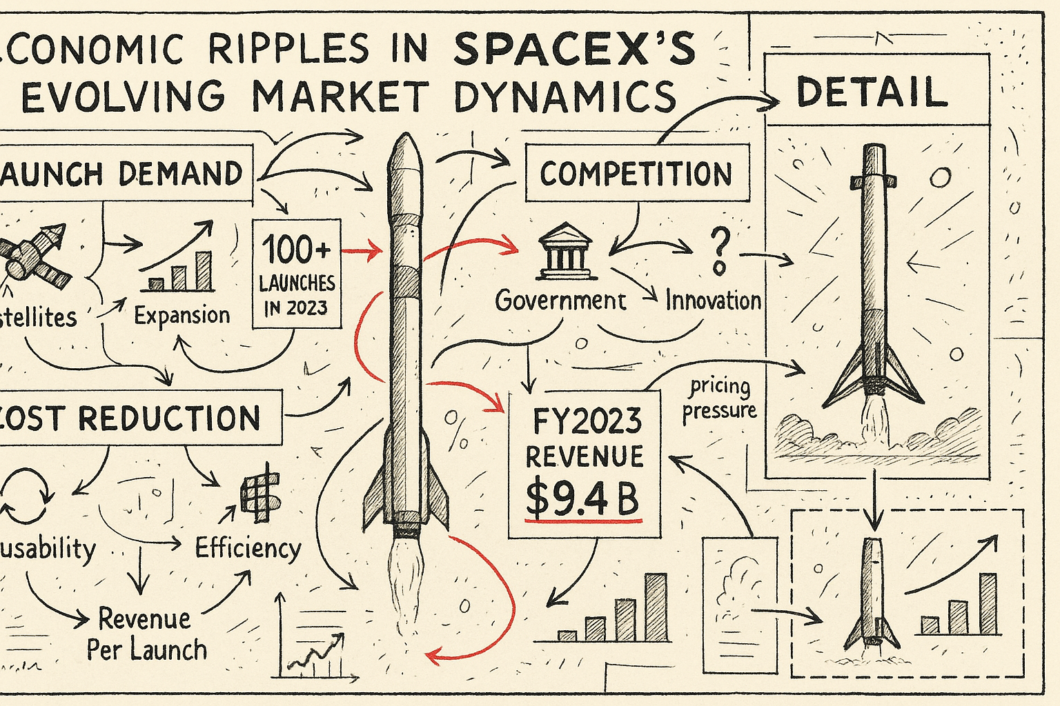 Economic Ripples in SpaceX's Evolving Market Dynamics