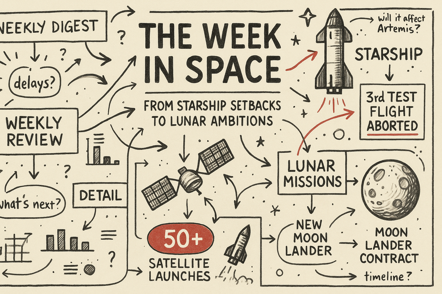 The Week in Space: From Starship Setbacks to Lunar Ambitions