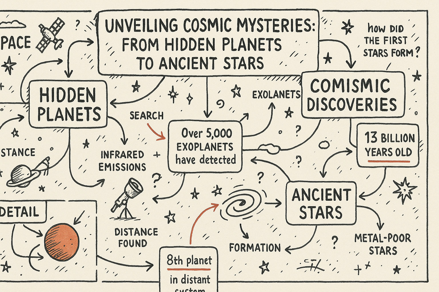 Unveiling Cosmic Mysteries: From Hidden Planets to Ancient Stars