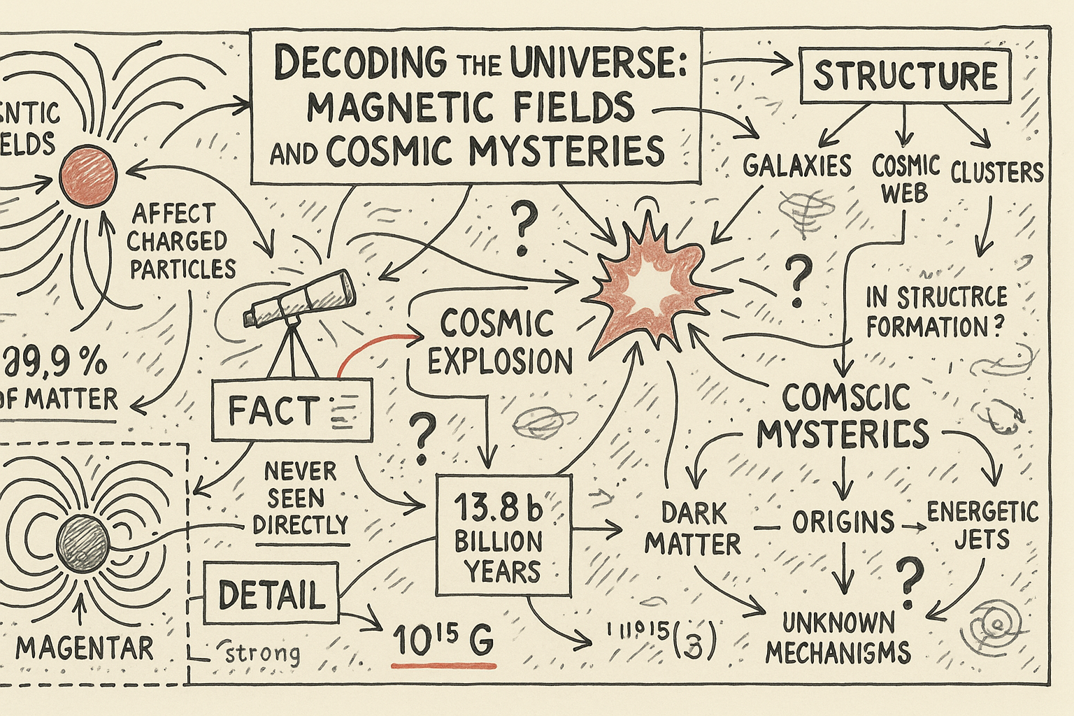 Decoding the Universe: Magnetic Fields and Cosmic Mysteries