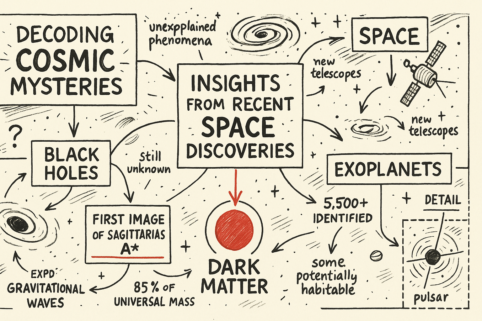 Decoding Cosmic Mysteries: Insights from Recent Space Discoveries