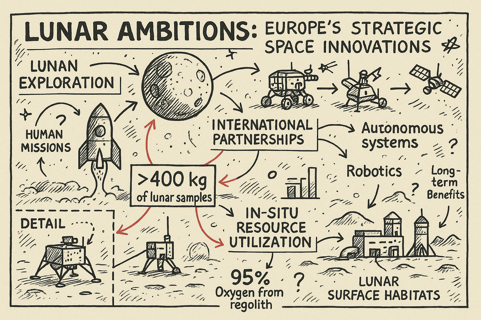 Lunar Ambitions: Europe's Strategic Space Innovations