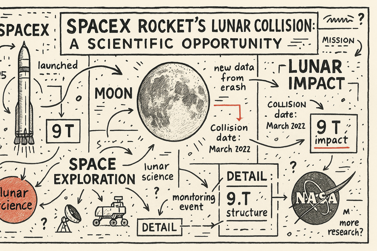 SpaceX Rocket's Lunar Collision: A Scientific Opportunity