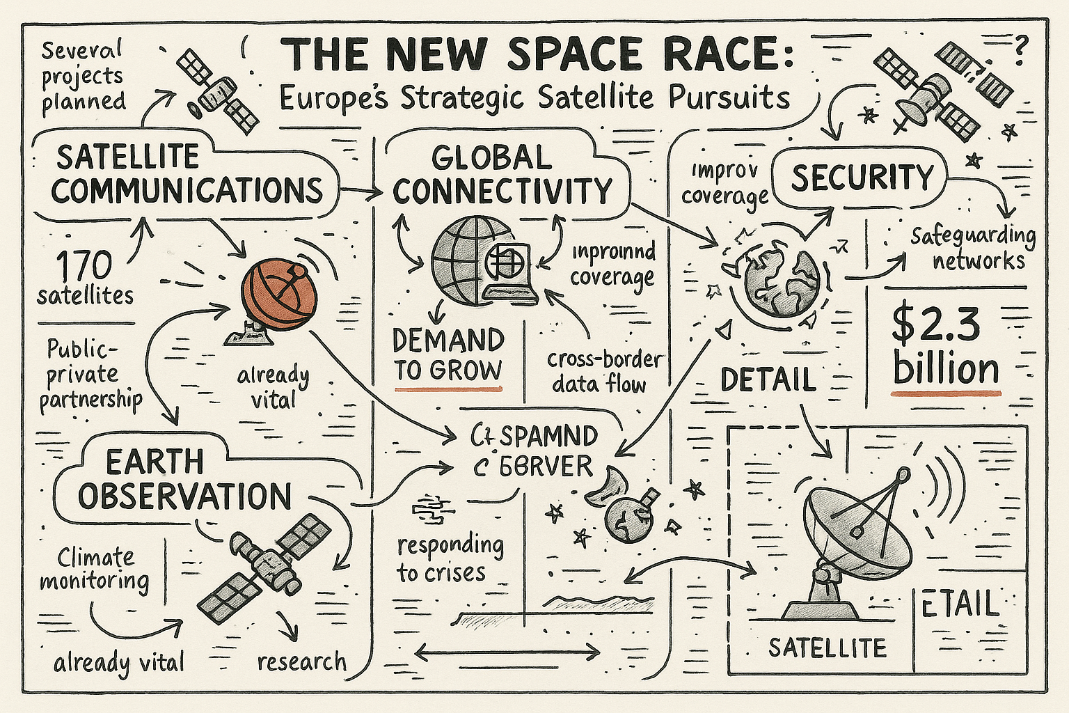 The New Space Race: Europe's Strategic Satellite Pursuits