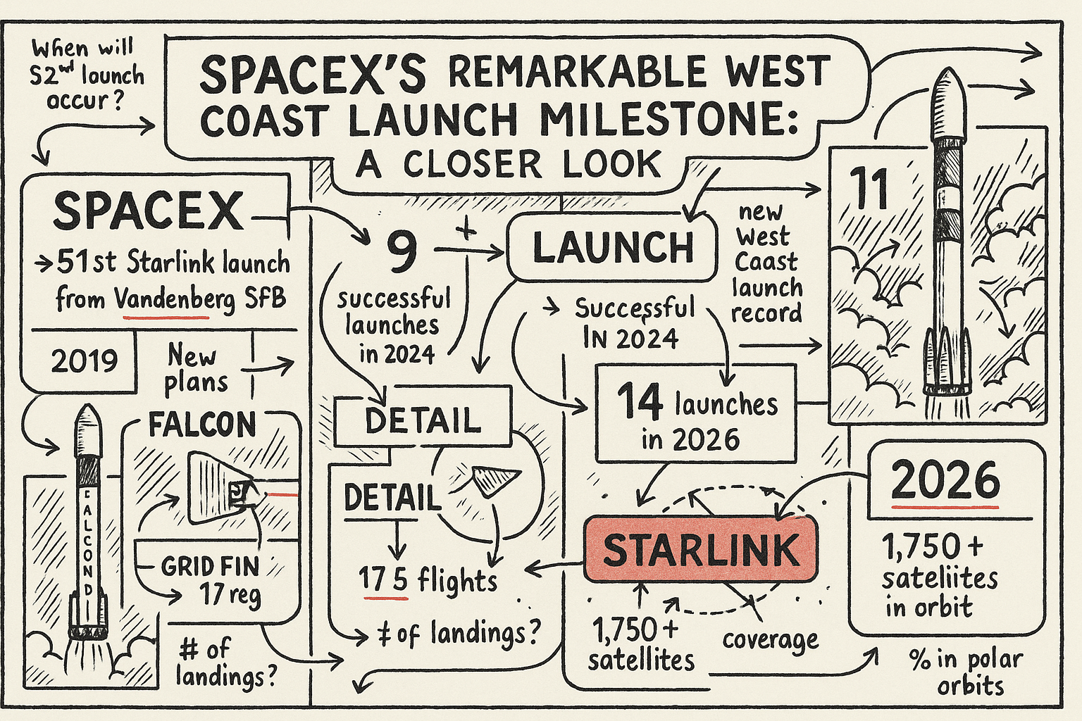 SpaceX's Remarkable West Coast Launch Milestone: A Closer Look