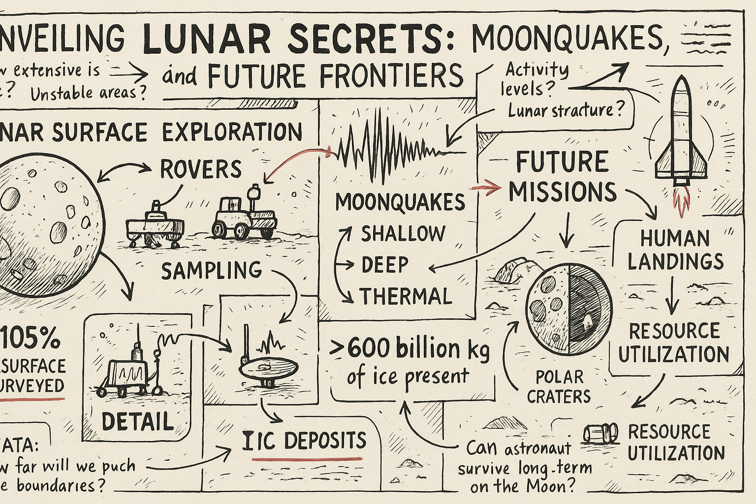 Moonquakes Could Map the Moon's Hidden Water Ice, Study Proposes
