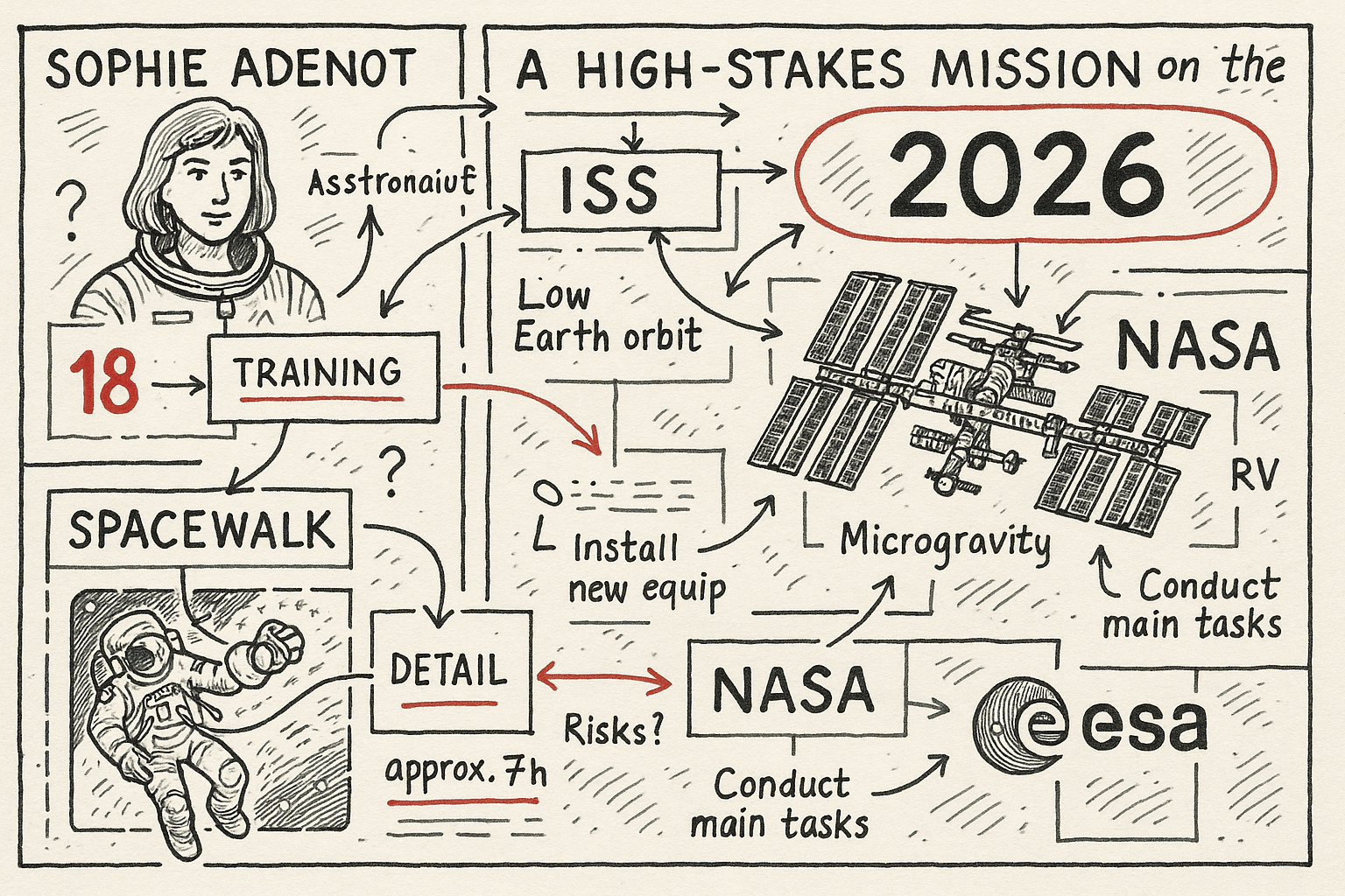 Sophie Adenot's First Spacewalk: A High-Stakes Mission on the ISS