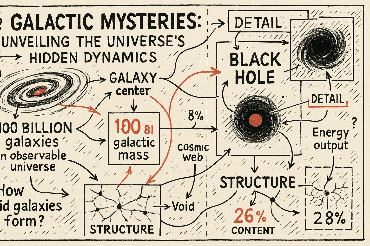 Galactic Mysteries: Unveiling the Universe's Hidden Dynamics