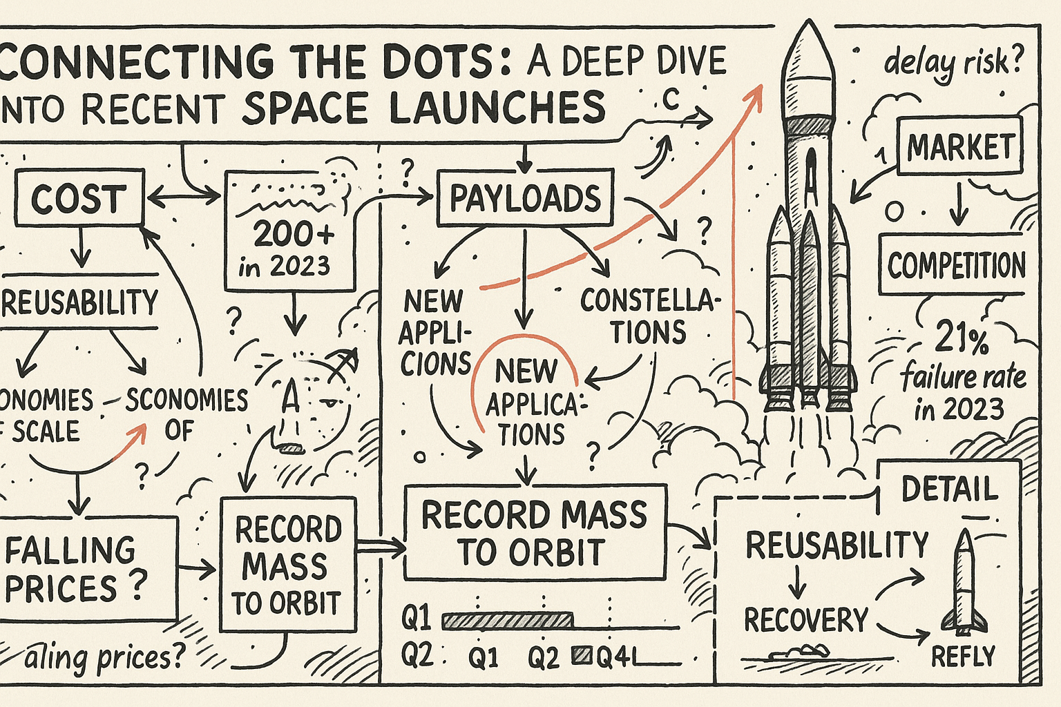 SpaceX Hits 100 Missions This Year as Rocket Lab Lofts a Japanese Satellite