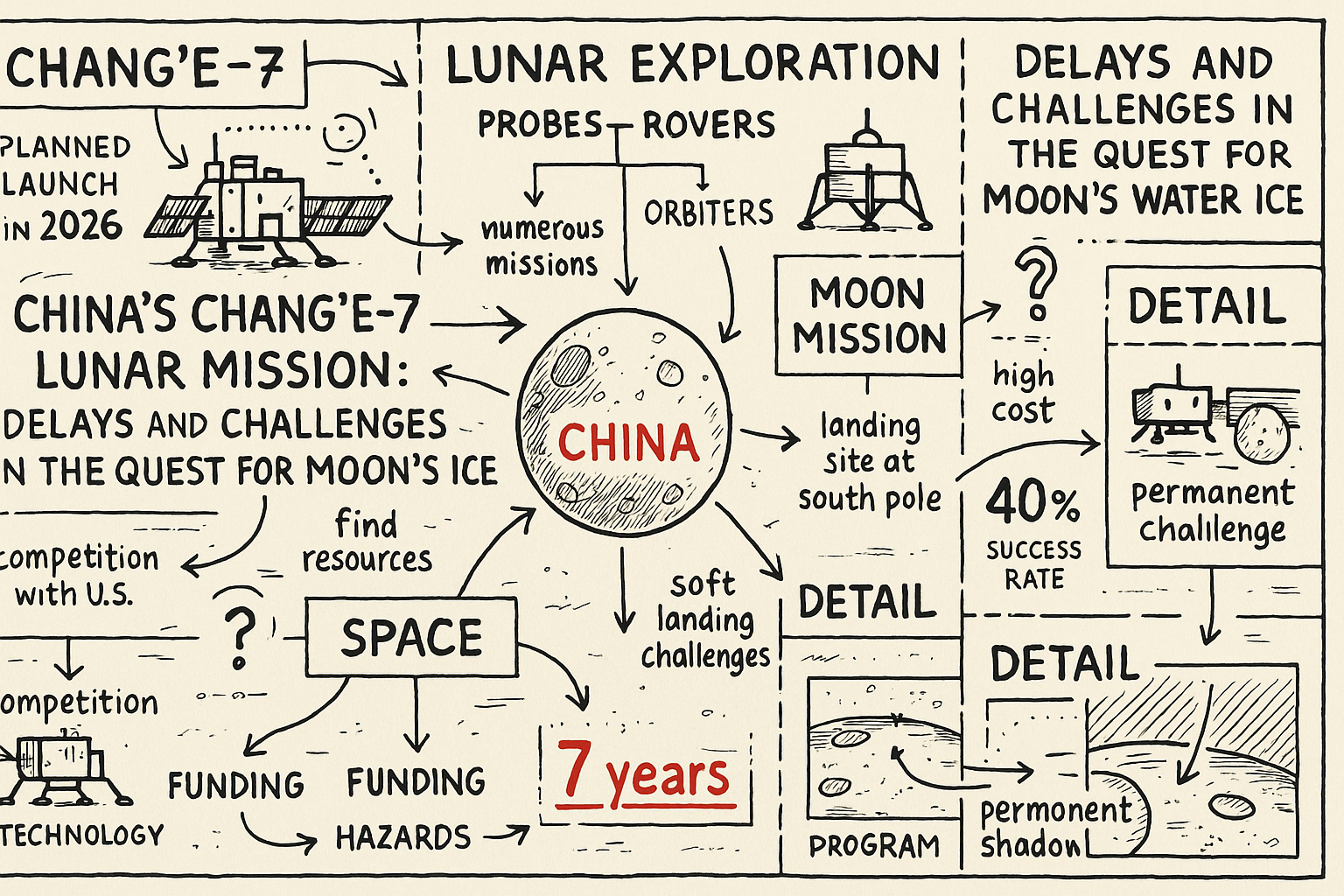 China Delays Chang'e-7 Moon Mission to at Least 2027