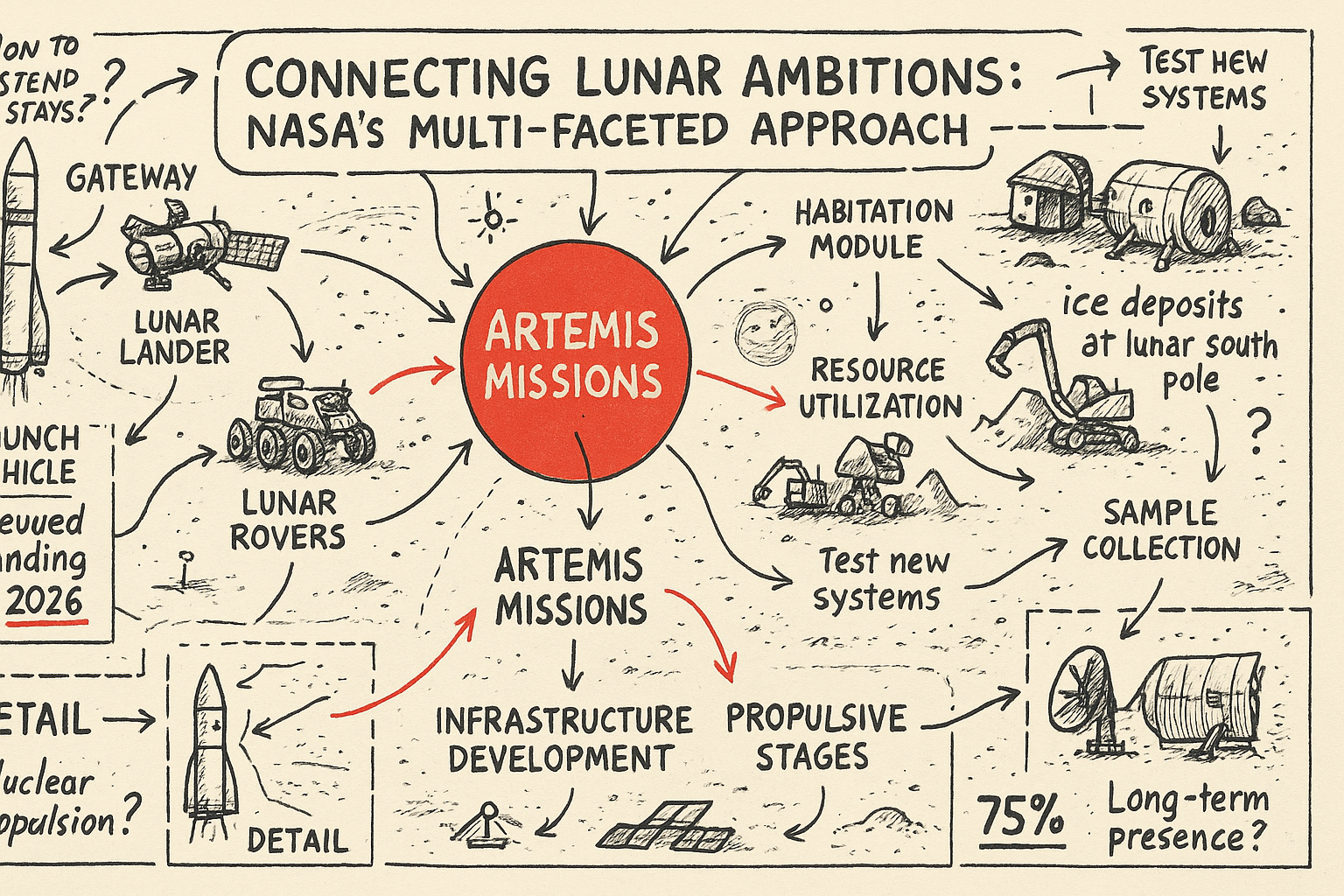 Connecting Lunar Ambitions: NASA's Multi-Faceted Approach