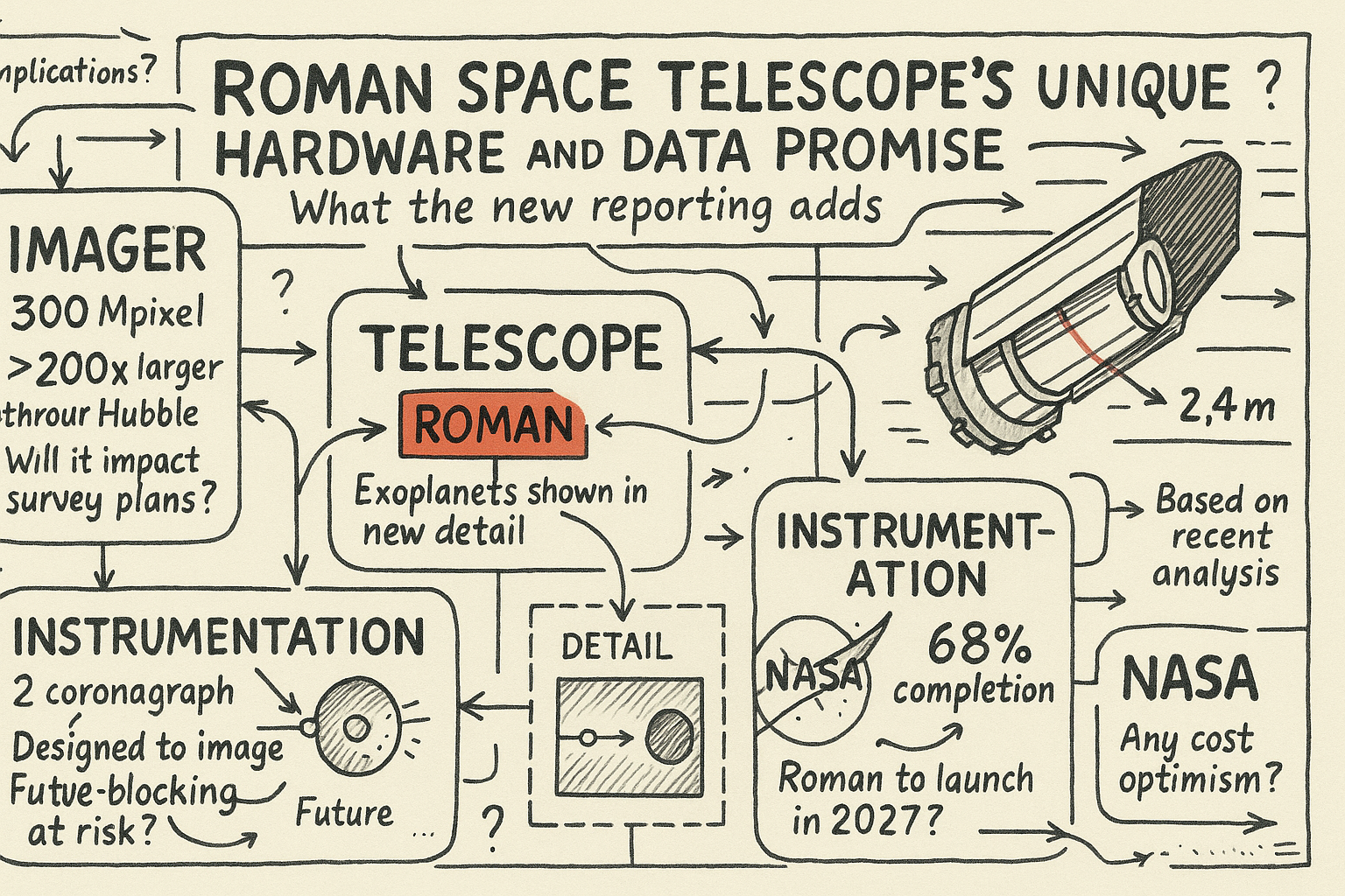 Roman Space Telescope’s Unique Hardware and Data Promise: What the new reporting adds