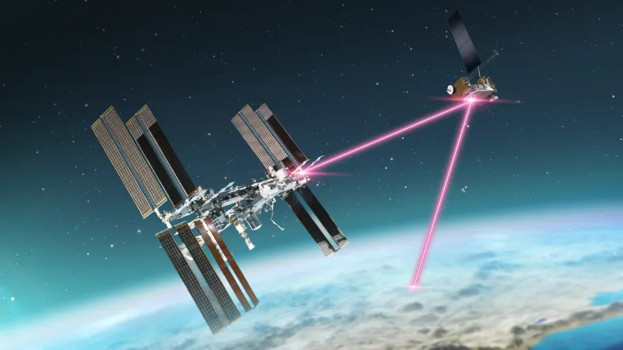 High-orbit laser satellites as a navigation backbone for cislunar operations