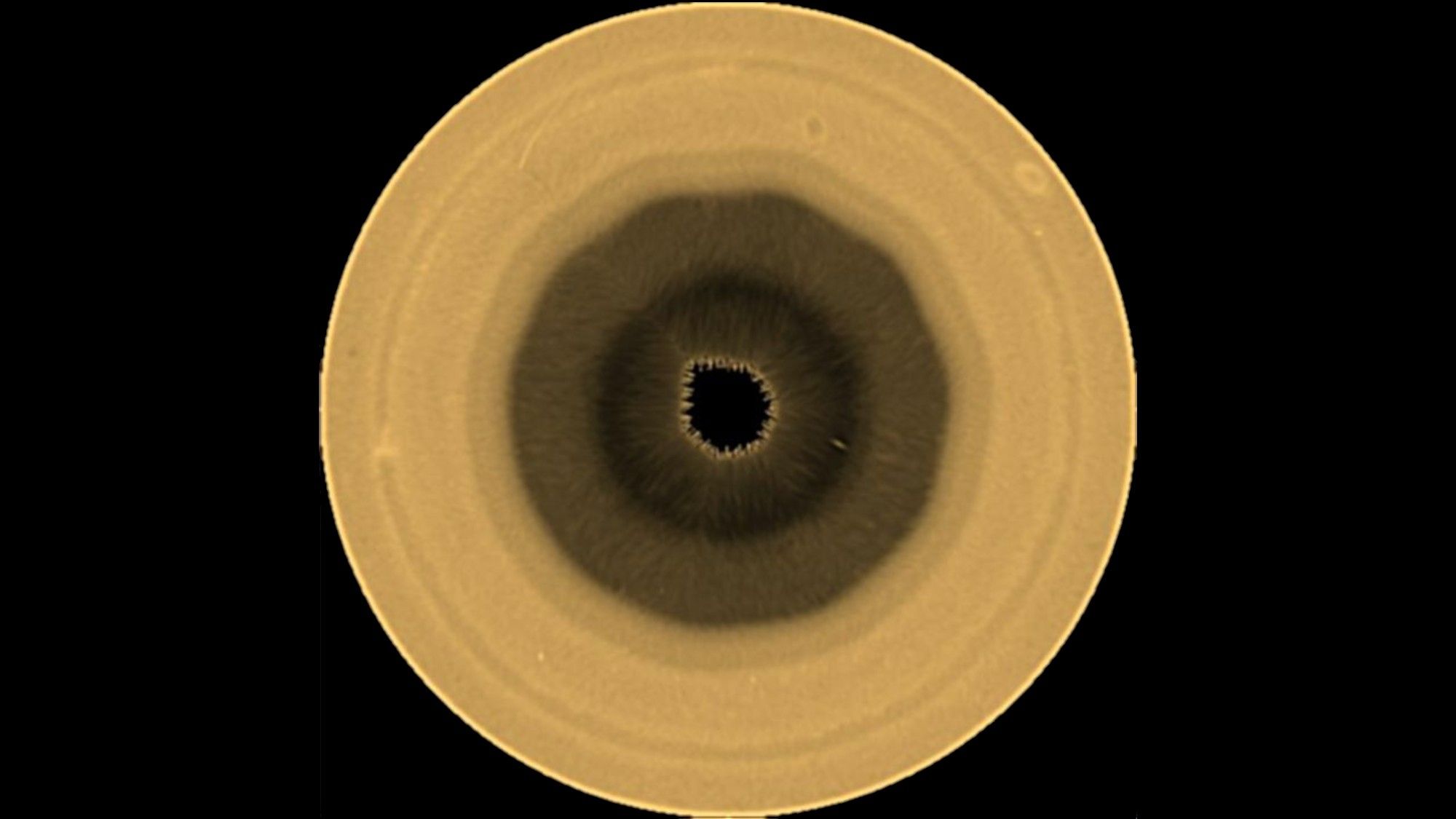 Hubble Reveals a 10-Sided Wave Encircling Saturn’s South Pole