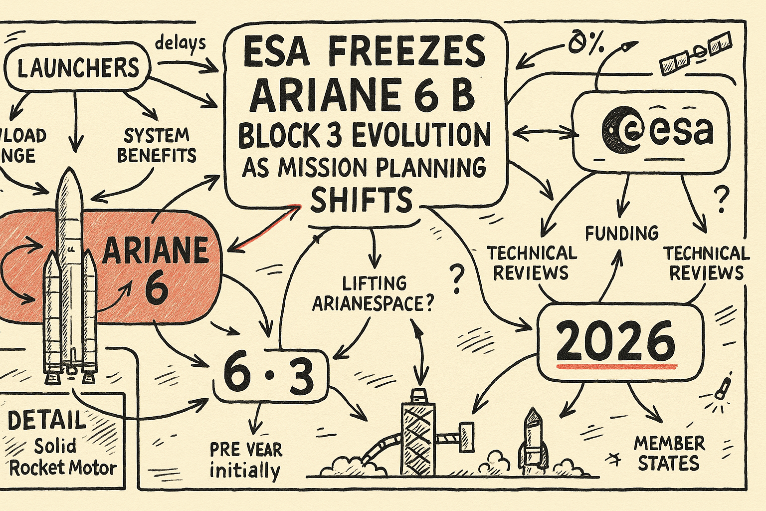 ESA Freezes Ariane 6 Block 3 Evolution as Mission Planning Shifts