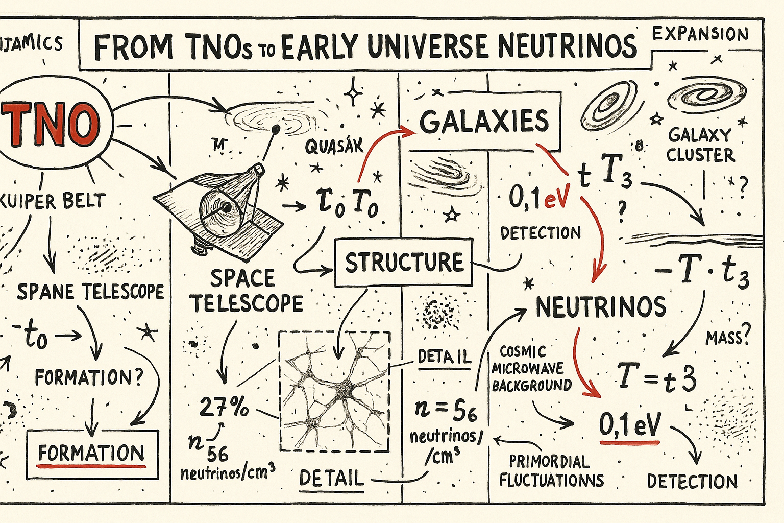 From TNOs to Early Universe Neutrinos