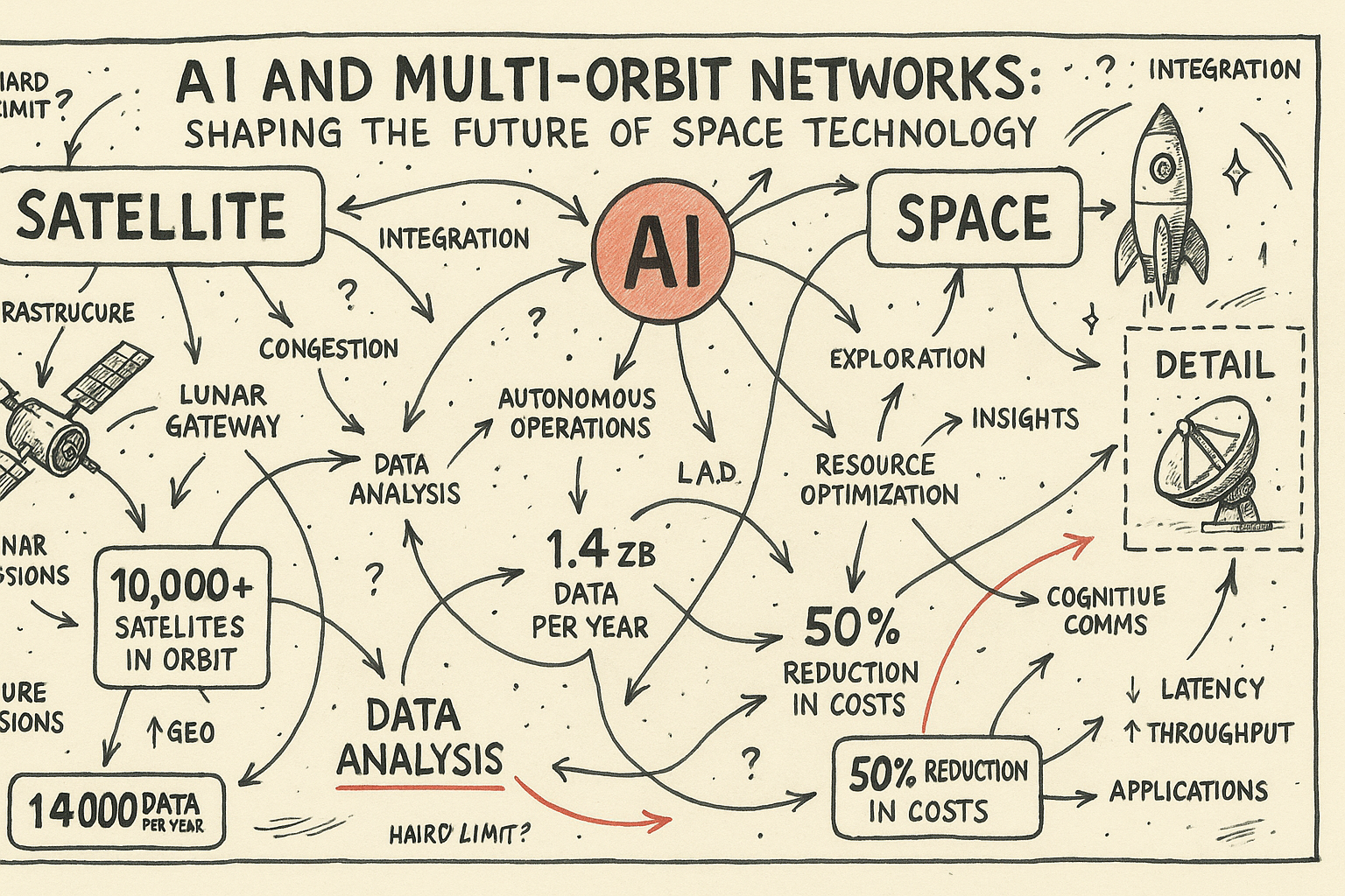 AI and Multi-Orbit Networks: Shaping the Future of Space Technology