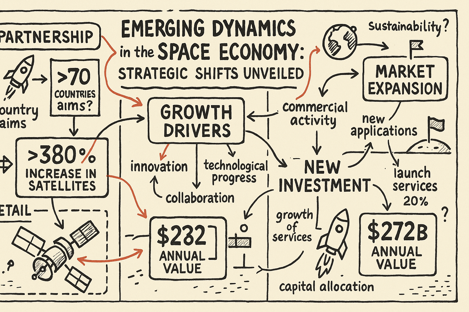 Emerging Dynamics in the Space Economy: Strategic Shifts Unveiled