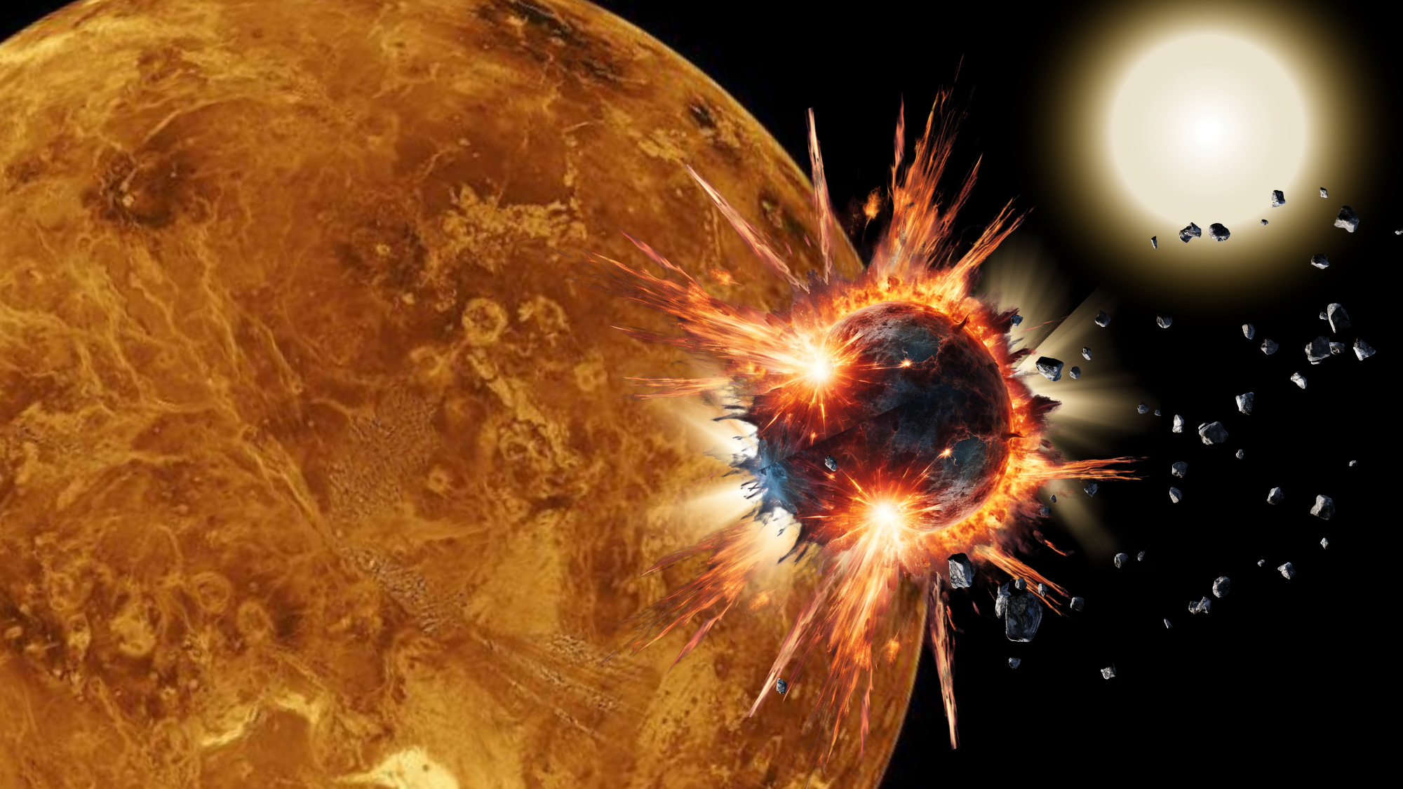 UC Riverside study shows Venus likely swallowed a moon