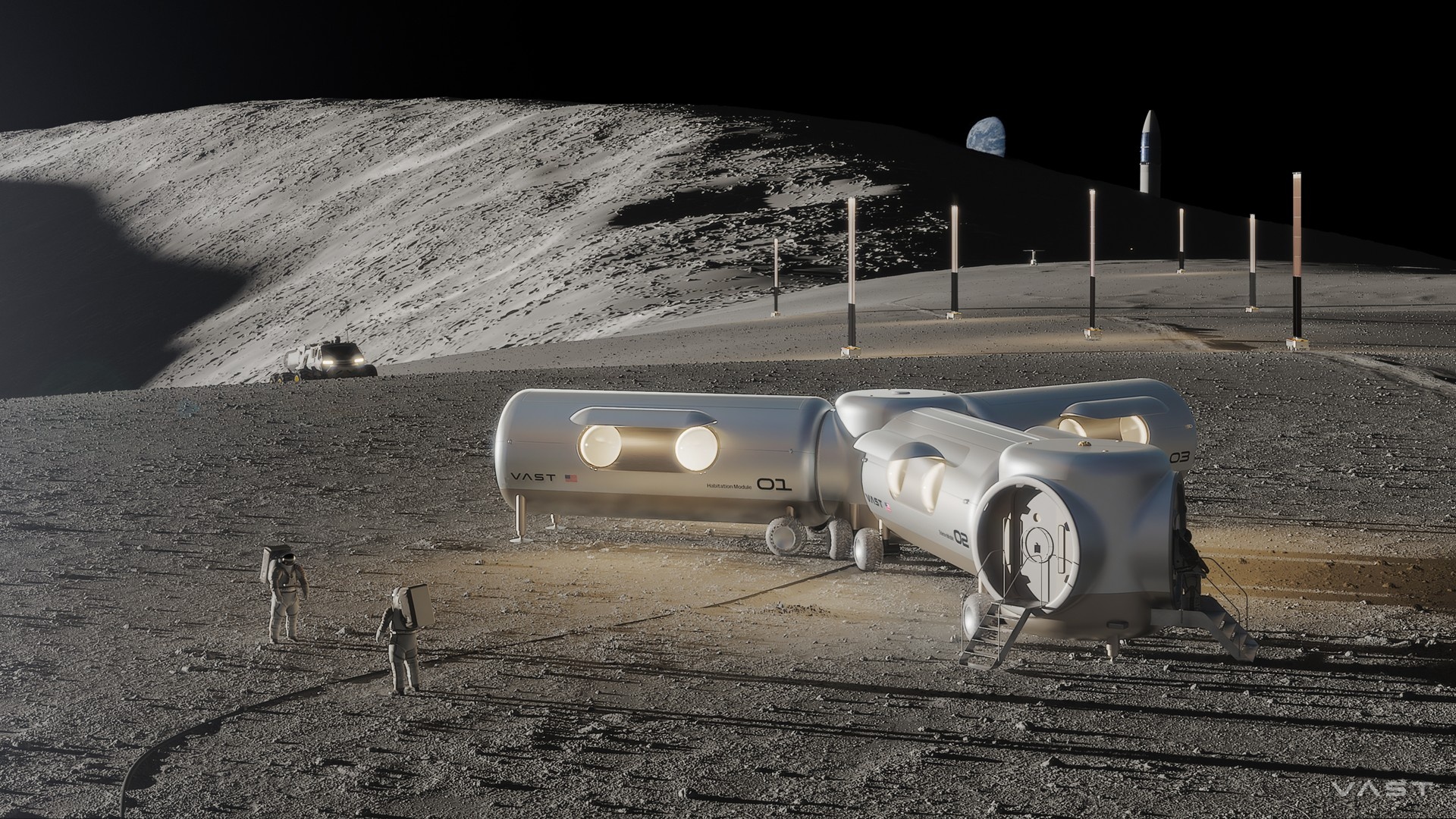 Vast launches Lunar Programs division to support NASA Moon Base with power, habitats and comms
