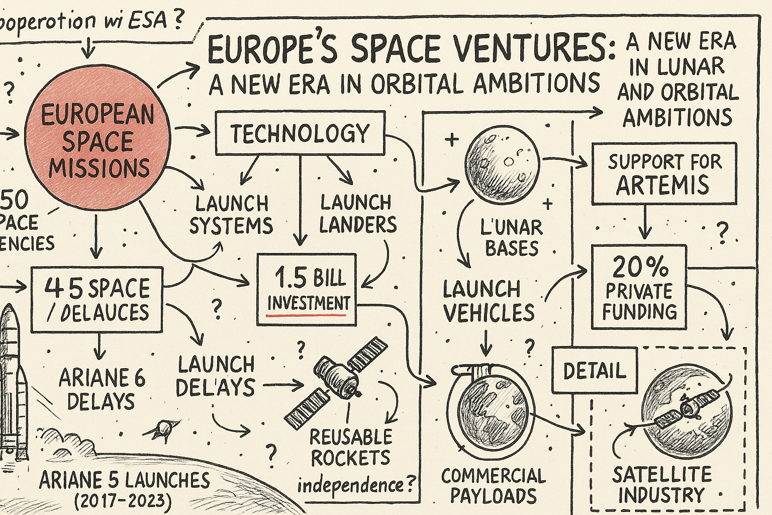 Europe’s Space Ventures: A New Era in Lunar and Orbital Ambitions