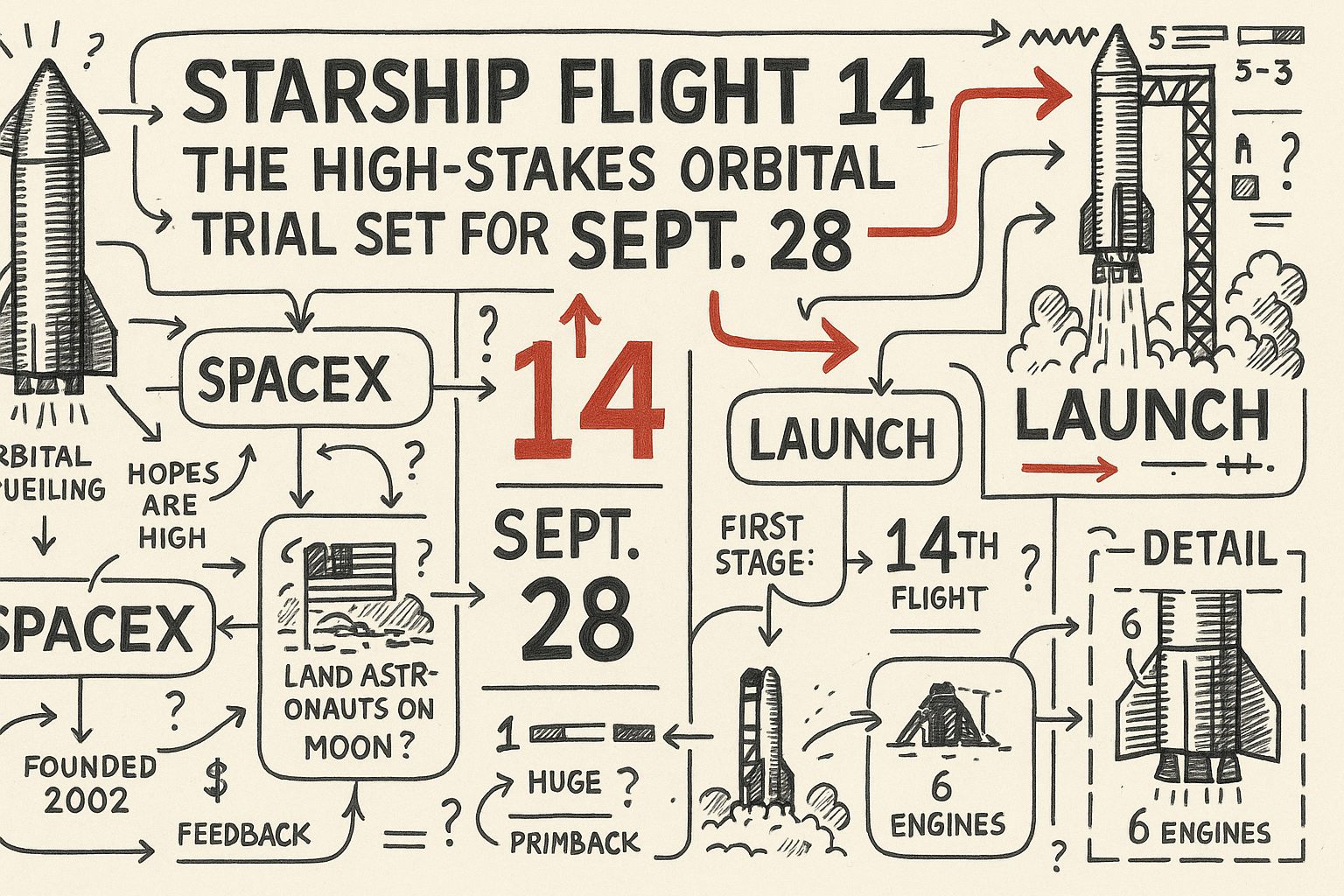 Starship Flight 14: The High-Stakes Orbital Trial Set for Sept. 28