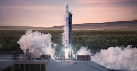 Render of the Spectrum rocket